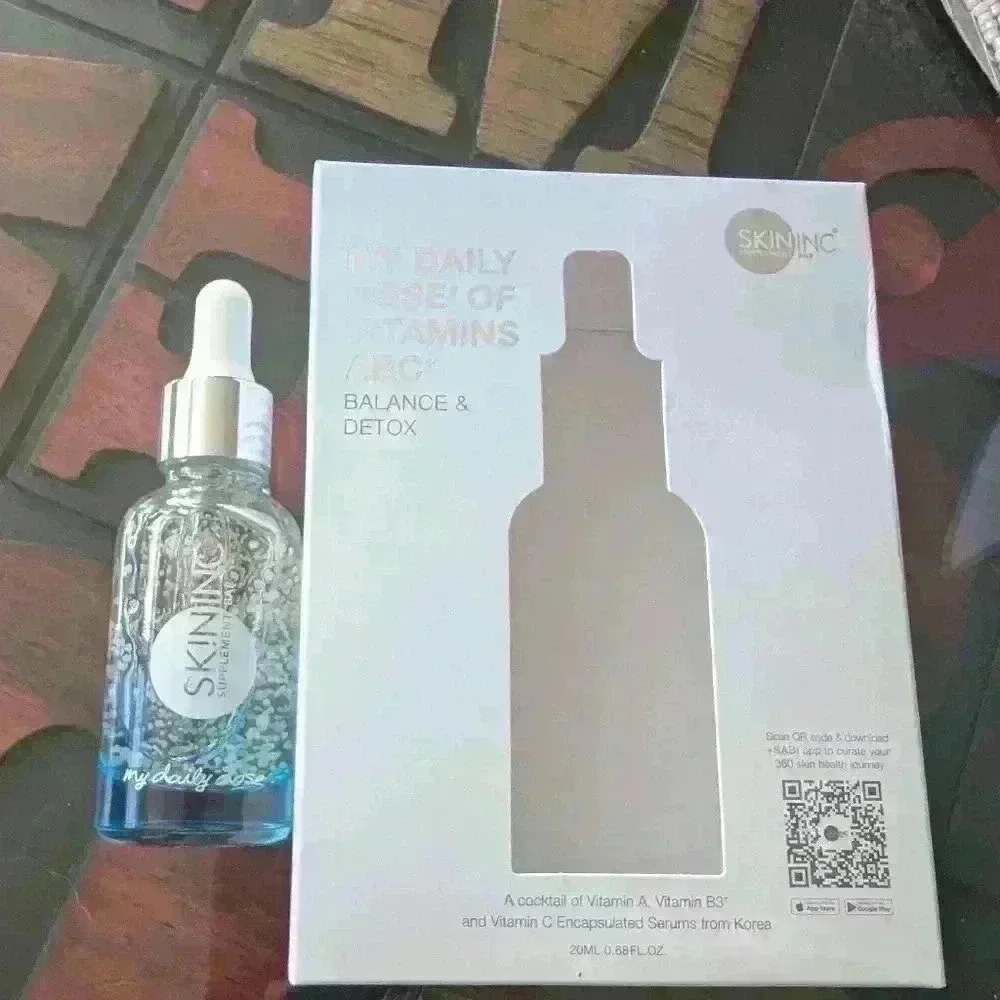 NIB SkinInc My Daily Dose of Vitamins ABC Balance & Detox